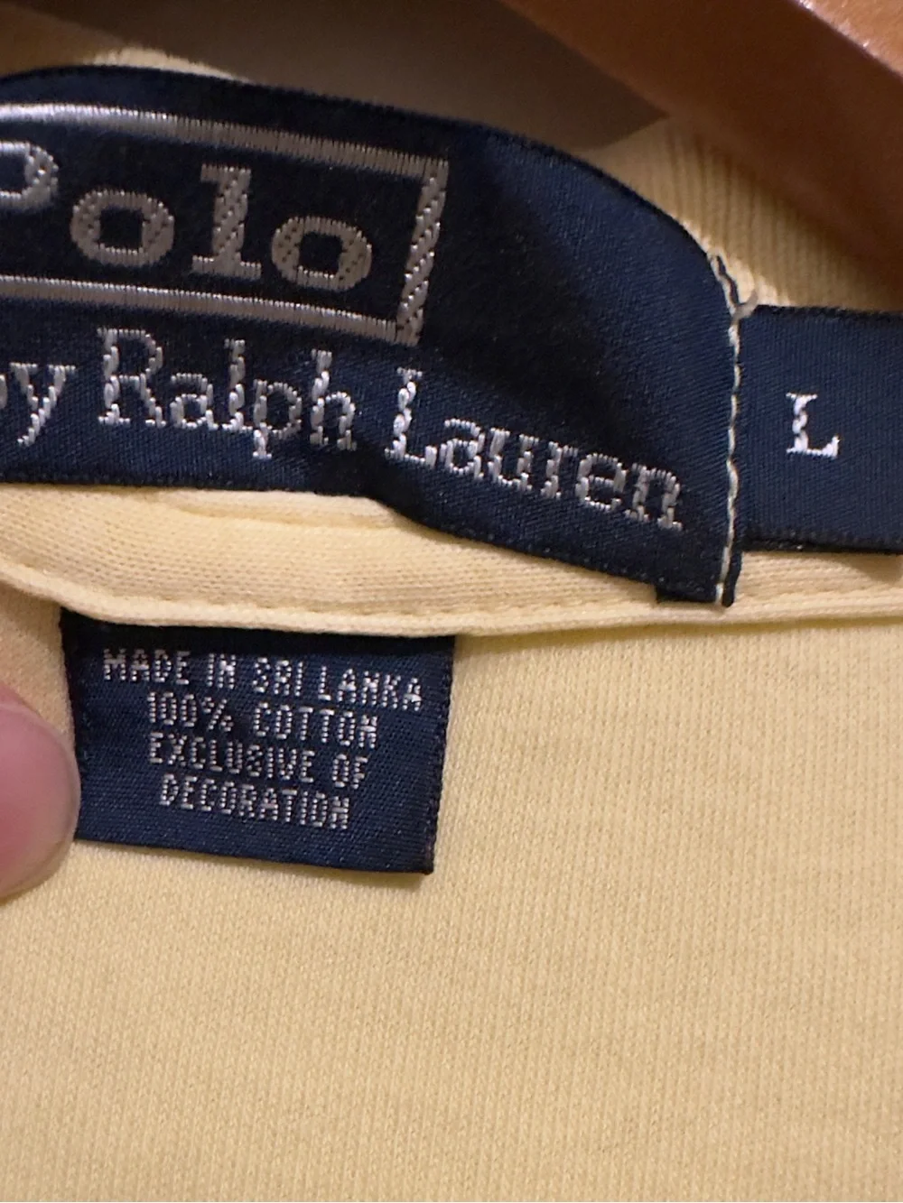 LIKE NEW Polo by Ralph Lauren Men’s Yellow Classic Piqué Polo Shirt.